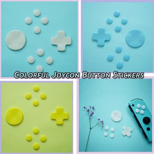 Switch Joycon Buttons Sticker for Nintend Switch Joy Con L R Cross Key Direction ABXY Colorful buttons Sticker Game Accessories