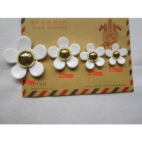 Rena!! New Arrival White Flower Set Mix 4 Size for Jewelry Accessory Phone Deco DIY