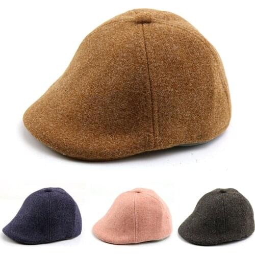 Winter Baby Beret Hat Solid Color Cap Classic Baby Boy Hat Accessories Beret Hats for Babies Toddler Kids Boys Baseball Caps