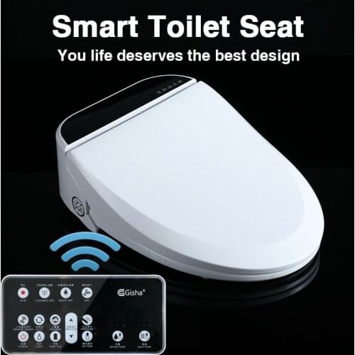 Gisha Smart Bidet Seat kids baby smart toilet seat cover electronic bidet cover intelligent bidet heat seat Remote Control G102