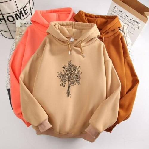 Vintage Womens Hood Pullover Women Hoodies Long Sleeve Loose Oversize Woman Sweatshirt 2021 Retro Style Clothes Female Sudaderas