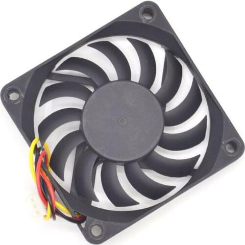 10pcs/lot Original 7010 70mm R127010BU 12V 0.45A 7cm large wind fan cooling fan