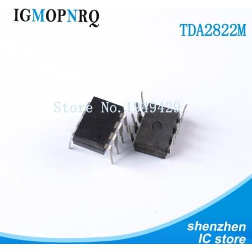 10PCS/lot TDA2822M DIP8 TDA2822 New fast delivery