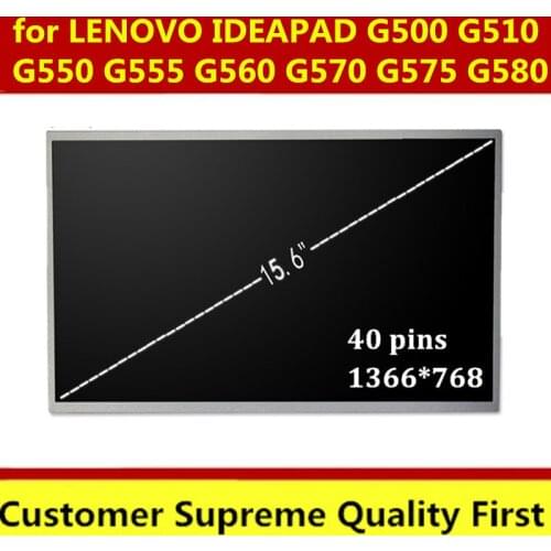 100% test high quality 15.6 LCD Screen for LENOVO IDEAPAD G500 G510 G550 G555 G560 G570 G575 G580