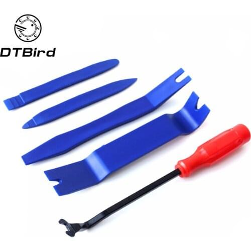 5pcs/lot Car PDR Removal Tools Automobile Nail Puller Radio Audio Panel Door Repairing Clip Trim Removal Pry Repair Tool Plastic