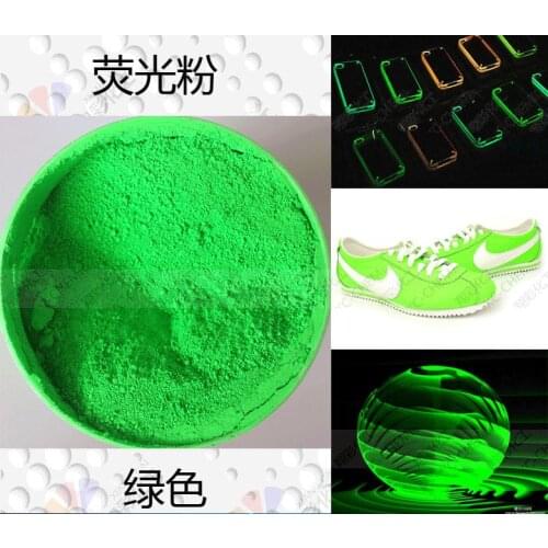 500g/lot Green Fluorescent Powder not Luminous Glow Powder,Phosphor Pigment Powder for DIY Cosmetic,Free shipping