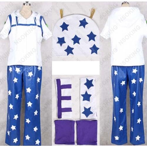 Anime JoJos Bizarre Adventure Johnny Joestar Cosplay Costume Customized