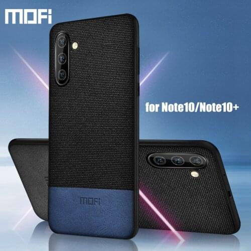 MOFi Case For Samsung Note 10 Case Cover Shockproof Fabric Protective Note10+ Protective Capas For Galaxy Note10 Plus Pro Case