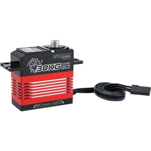 SURPASS HOBBY S3000BL 30KG Metal Aluminum Frame Digital Servo for 1/10 Racing Car/High-Speed RC Car/Aircraft/Drone/RC Boat
