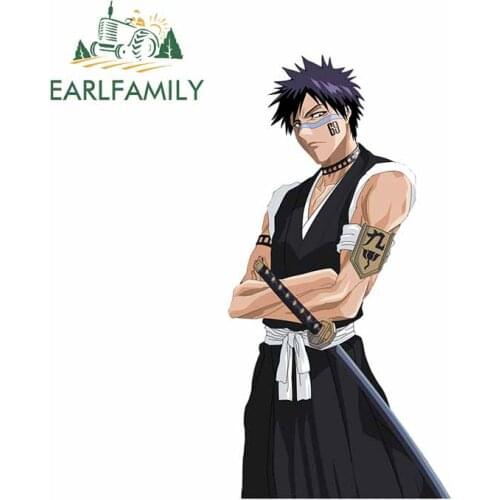 EARLFAMILY 13cm x 6.6cm for Bleach Hisagi Fine SUV Car Stickers Fashion Fine Decal DIY Body for Car Scratch-proof JDM Decoration