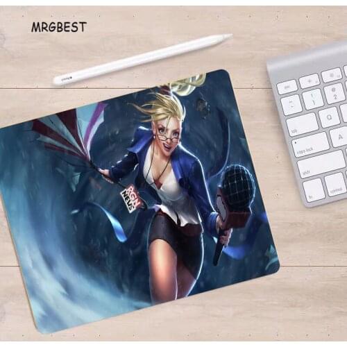 MRGBEST Small Games Mouse-pad with High Quality Rubber League of Legends Pads Game Accesroies Provide Comfort Desk Mause Mats