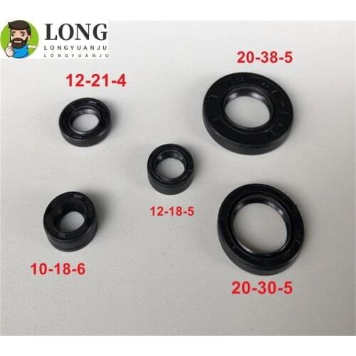Motorcycle full complete Engine oil seal rubber gear shaft seal For Yamaha YBR125 125cc YBR 125 YB125 oil spare parts