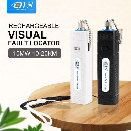 2020 New Lithium Battery Visual Fault Locator Tester Detesctor 10KM 20KM Rechargeable Laser Source Testing Pen