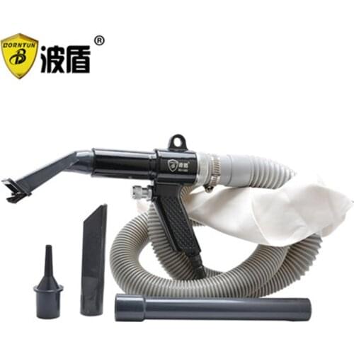 Borntun 2-in-1 Pneumatic Air Dust Blower Remover Sucking Machine Suction Tool with Nozzles