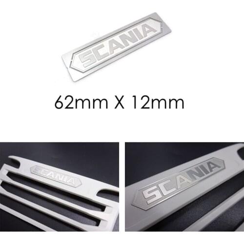 Rc Car Grill Metal Logo For 1/14 Rc Truck Toys Tamiya Scania Tractor R470 56318 R620 56323 R730 Diy Accessories Part