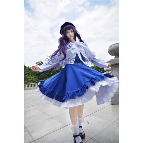 [Stock] Anime Cardcaptor Sakura Tomoyo Daidouji Strawberry Maid Uniform Women Fancy Kinomo Cosplay Costumes CARDCAPTOR