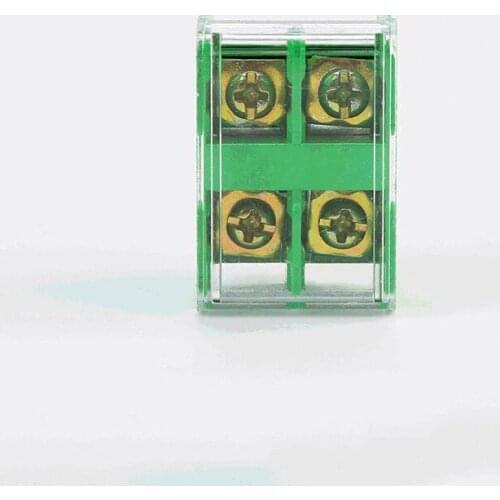 1pcs Jf5-25/2 high current terminal 100A/2 position guide rail installation combined terminal copper wiring bar