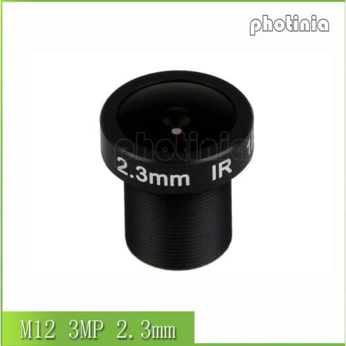 3Megapixel 2.3mm Fixed 1/3 inch 170 Degree Wide Angle CCTV Lens For OV4689 HD 1080P 4MP IP camera AHD CCTV Camera