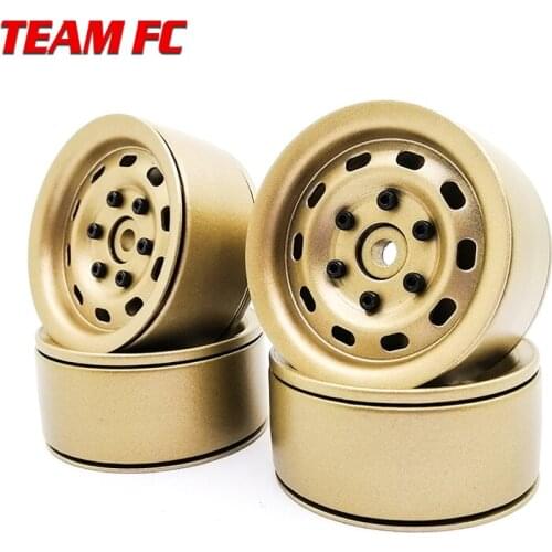 4pcs ALLOY ROCK CRAWLER BEADLOCK WHEEL RIM 1.9" FOR AXIAL RACING SCX10 TRX-4 TF2 JEEP RC CAR S283