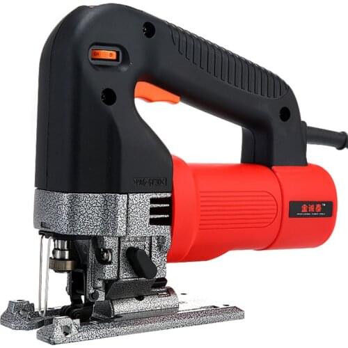 710W Woodworking Saw Home Handheld Electric Tools Reciprocating Saw Jigsaw Wooden Cutting with 10 Saw Blades 6-gear Adjustable