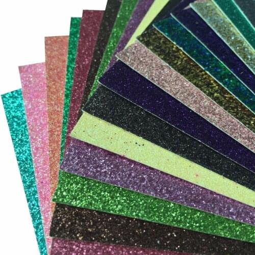 20piece 12inch Glitter Paper Crafts Free Shipping Morden Style Colorful Eco-friendly High Quality Glitter Paper