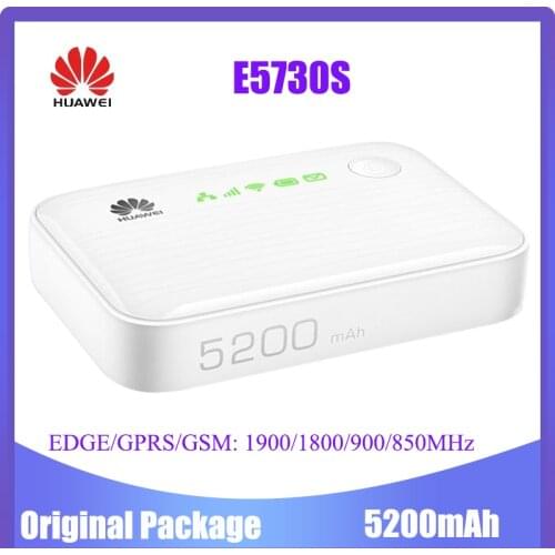 HUAWEI E5730S Mew King DC-HSPA+ 42Mbp 5200mAh Power Bank 3G Wireless Fixed Line Dual Acess Wifi Router Hotspot