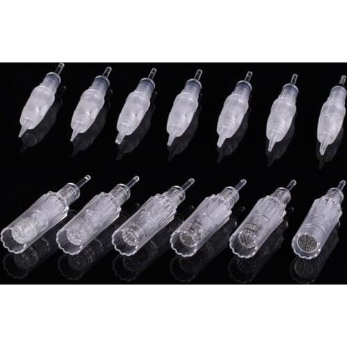 Top quality 50pcs disposable artmex V7 needles digital permanent makeup eyebrow lips eyeliner MTS nano tattoo needle