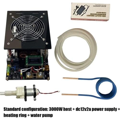 Induction heating machine 3000W with power meter overload protection water shortage protection overload parameter setting