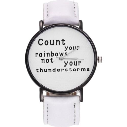 JIS Ladies Watch With Leather Strap