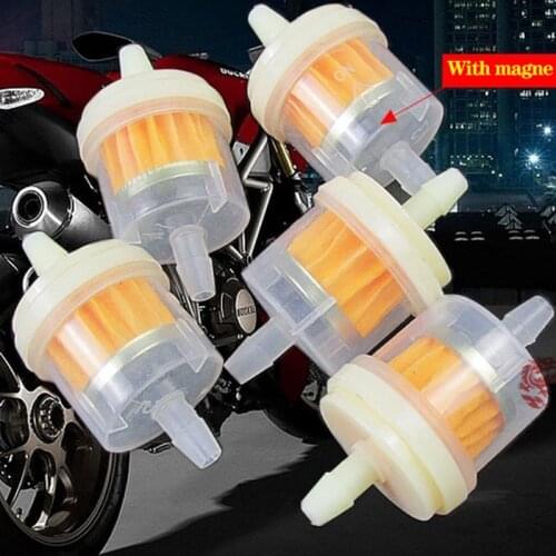 Car Dirt Pocket Bike Oil Filter Petrol Gas Gasoline Liquid Fuel Filter for Scooter Motorcycle Motorbike Motor