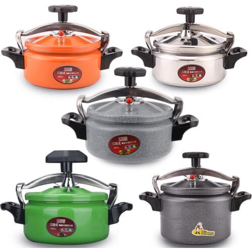 Mini Pressure Cooker Small Pressure Cooker Household Commercial Gas Open Flame Universal 2-3 People Use Cooker Aluminium Cooking