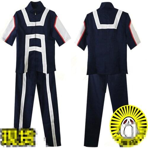 The Anime My Hero Academia cos Iida Tenya Todoroki Shoto Bakugō Katsuki College gym suit cos suit 2021
