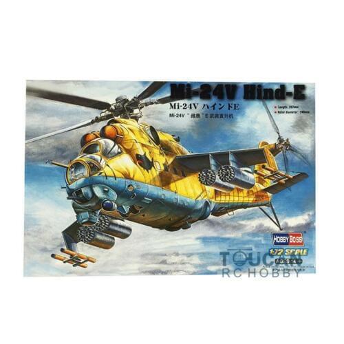 Trumpeter 1/72 87220 Mi-24V Hind-E Armed Helicopter Kit Hobby Boss Static Model TH05353-SMT2