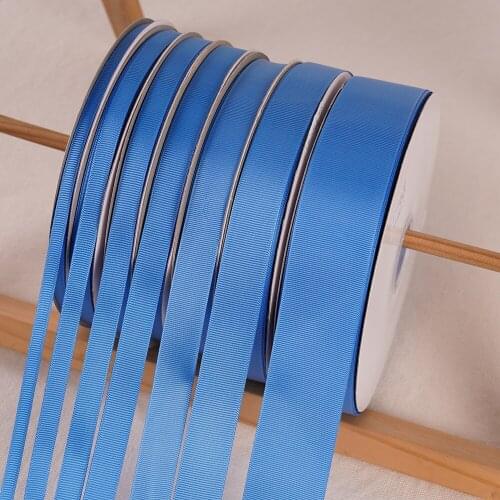 Sea Blue Grosgrain Ribbon 100Yards/91Meters Wedding Christmas Party Webbing Cake Gift Box Flowers Package Hand DIY Bow Material