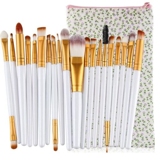 New 20 Pcs/lot Makeup Brush Set Cosmetic Brush Pen With Storage Bag For Women Girls Makeup Brush Set
