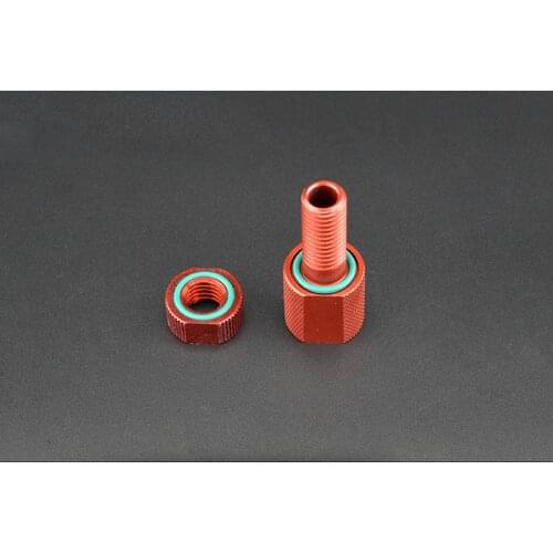 ROV OpenROV Diy Kit Waterproof Threading Screw Parts M10 Sealed Cabin Red Big Hole Hollow Plug in Potting Underwater AUV