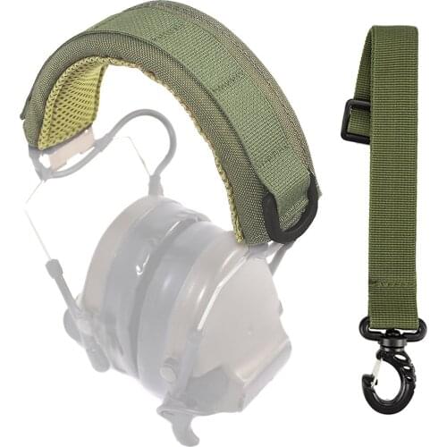 NEW Retractable MOLLE Earphone Cover Lengthened Tactical Head Wear Headset Cover Adjustable Outdoor Military Hunting Accessories