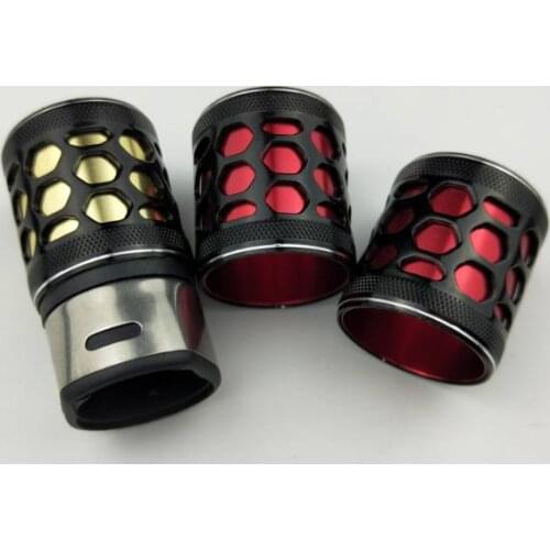 Reticular Trim ring for #16 reel seat Winding Check Decorative ring DIY Fishing Rod part Repair components 2pcs