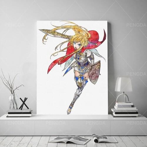 Canvas HD Prints Japanese Anime Role Painting Wall Art Fairy Tail Poster Minimalist Home Decor Modular Pictures For Living Room