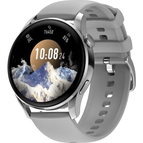 KIWITIME Watch 3 Retina Screen Men Smart Watch PPG ECG Wireless Charging Password Bluetooth Call Music Player