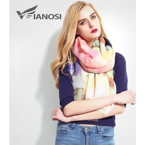 [VIANOSI] Luxury Brand Scarf Women Large Size Shawl Foulard Femme Fashion Bandana Soft Cachecol Hijab Lady Gift Scarf