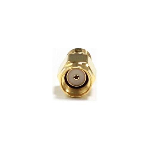 1PC RF Coax Adapter RP-SMA male plug switch RP-SMA female convertor straight goldplated NEW wholesale