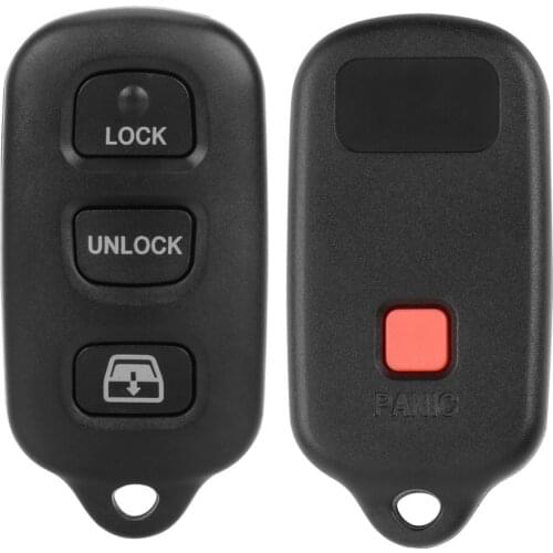 3+1 Buttons Car Key Shell For Toyota 4Runner Camry Corolla Prius RAV4 Lexus SC300 Scion xB Pontiac Vibe Remote Keyless Key Case