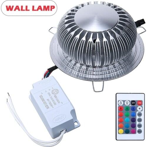 3W RGB Modern LED Wall Lamp Effect Light Wall Ceiling Lamp Remote Control Floor Lamp 85-265V Colorful Bedroom Living Room Lamp