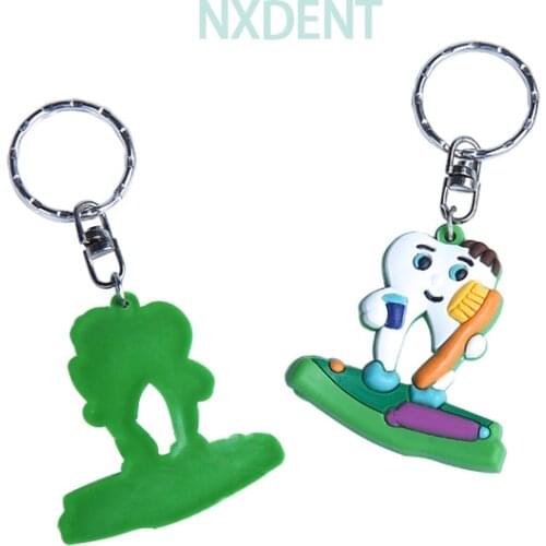 1pcs Dental Gift Portable Dental Cute Keychain Clinic Gift Key Chain Christmas Gift Dental Accessories