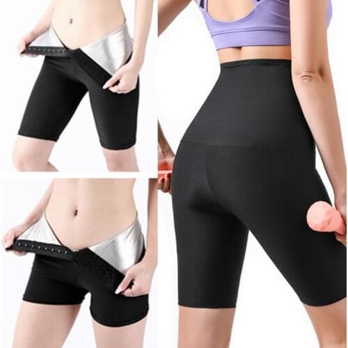 Hot Sales Sauna Pants High Waisted Breathable Ultra Thin Soft Body Shaper Weight Loss Slimming Pants for Female