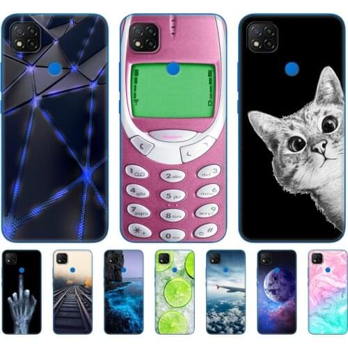 For xiaomi redmi 9C Cases Soft TPU Silicon Phone Back Cover For redmi 9C Case 6.53 inch etui bumper fundas redmi 9c coque