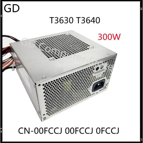 GD New For DELL T3630 T3640 Power Supply CN-00FCCJ 00FCCJ 0FCCJ ATX 300W AC300EBM-00 L300EBM-00 PS-5301-6DB PCH006 Full Tested