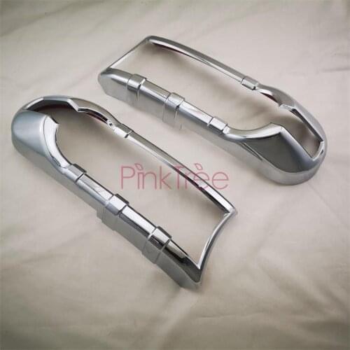 Chrome Front Headlamp Head Light Cover Trim Car Styling Accessories For Toyota FJ CRUISER 2010