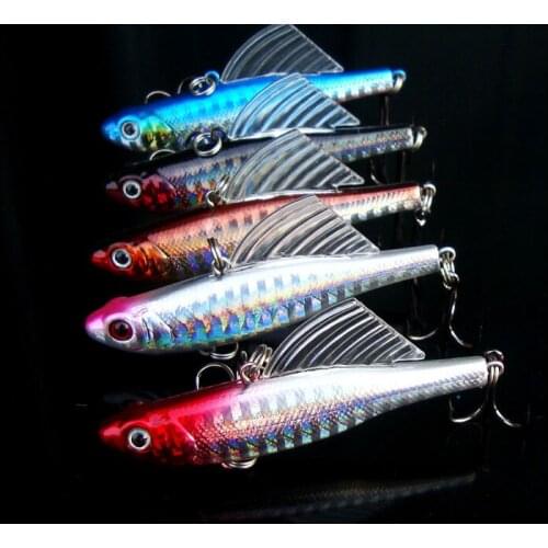 Artificial Fishing Lure Hard Bait VIB Fish With Wing Seabass Killer 14g 65mm Vibration Baits 1 Piece Sale